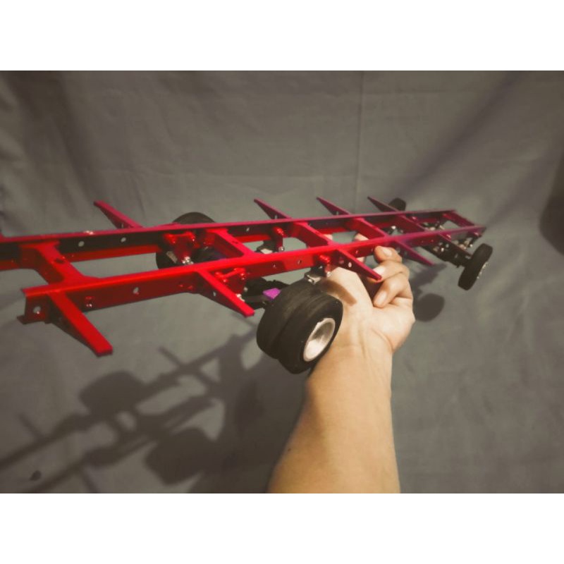 sasis RC bus skala 20 include gardan dan dinamo