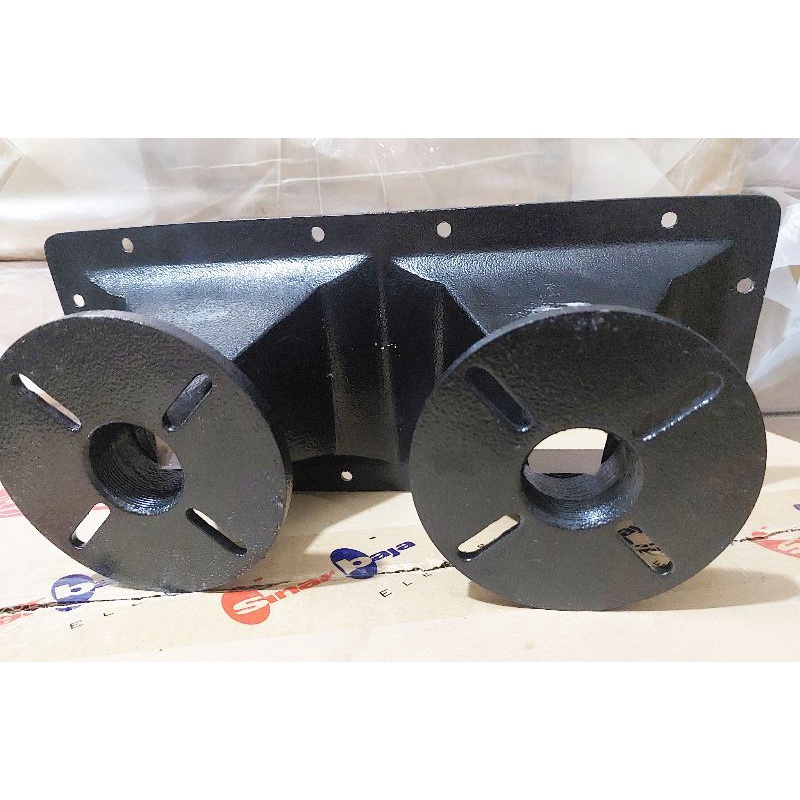 CORONG HORN BESI DOUBEL TWEETER UKURAN 34X15 DRAT