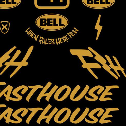 CUTTING STIKER HELM CROSS BELL FASTHOUSE 1 SET HELM SIMPSON HELM BELL