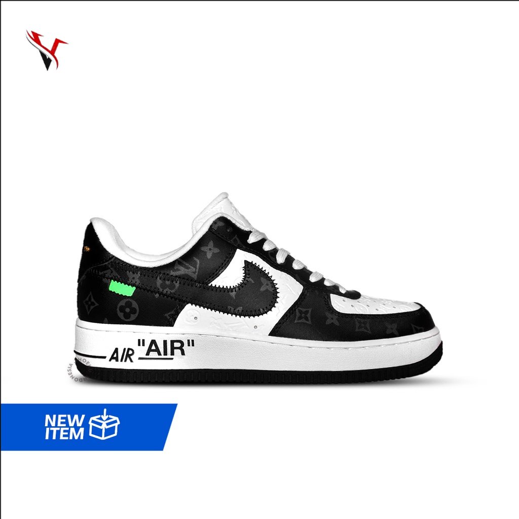 Sneakers Louis Vuitton x Nike Air Force 1 Low - Black White V5