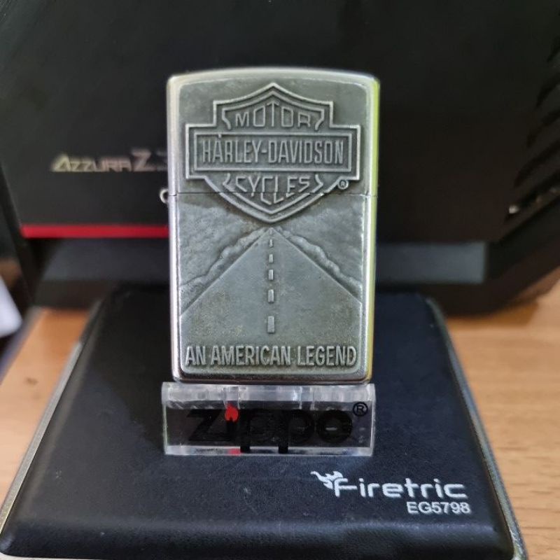 ZIPPO Harley Lighter Korek Zippo Antik Jadul Emblem