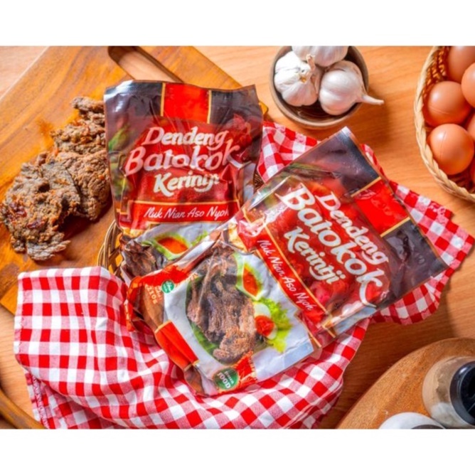 Dendeng Batokok Kerintji Jambi 600 gram (isi 3 pack)