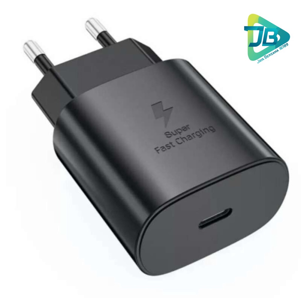 Adaptor Kepala batok Charger Casan Samsung Galaxy A33 A53 A73 5G a32 A52 a72 A52S note 10 note 20 S21 S21+ S21 ultra s22 s22ultra z flip 3 z fold 4 25W &amp; 45W Original USB C TO C Super Fast Charging JB6253