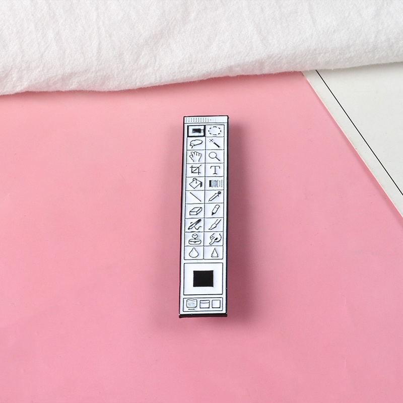 Bros Pin Enamel Desain Grafis Gaya Retro Untuk Hadiah Teman