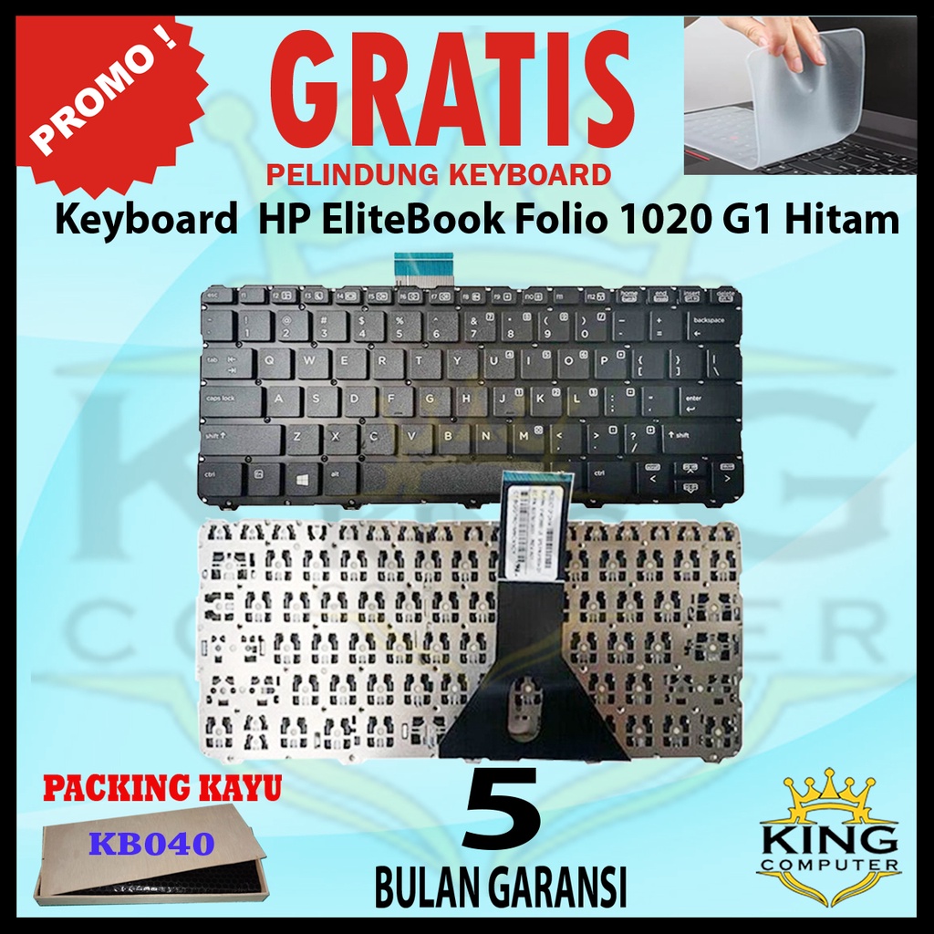 KEYBOARD HP PROBOOK X360 11 G1 EB1020 G1 BLACK GRATISS KEYBOARD PROTECTOR