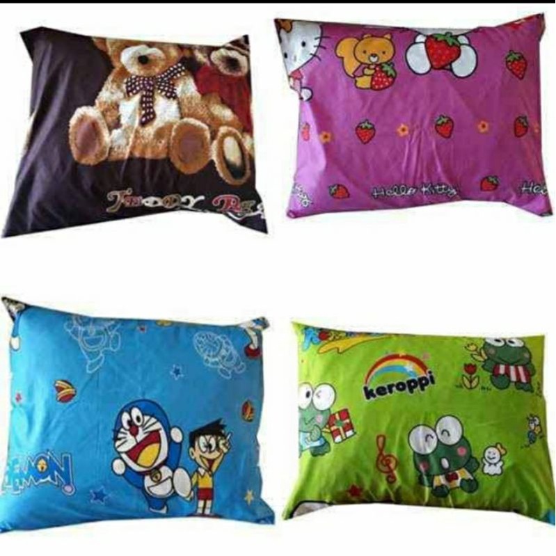 sarung bantal katun motif