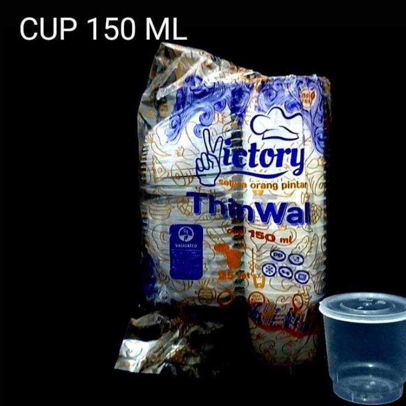 CUP PUDDING 150 ML VICTORY (25PCS)