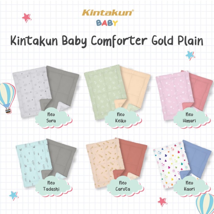 Banyakdicari Kintakun Baby Comforter Only Gold Neo Katun Anti Bakteri Kmn01