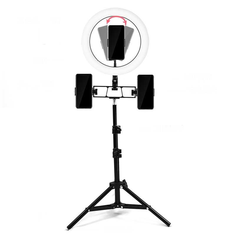 TaffSTUDIO Lampu Halo Ring Light LED 12W 8 Inch with 3xHolder - RL-21