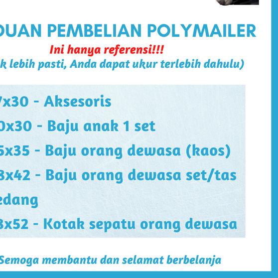 

Polymailer 38x52 Kantong Plastik Amplop Packing Online Isi 100 pcs