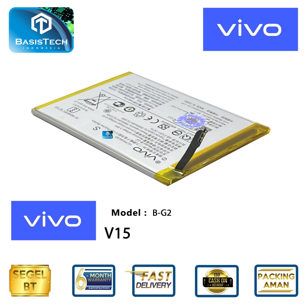 BATERAI VIVO V15 - B-G2 - BASISTECH ORI99 GOOD QUALITY