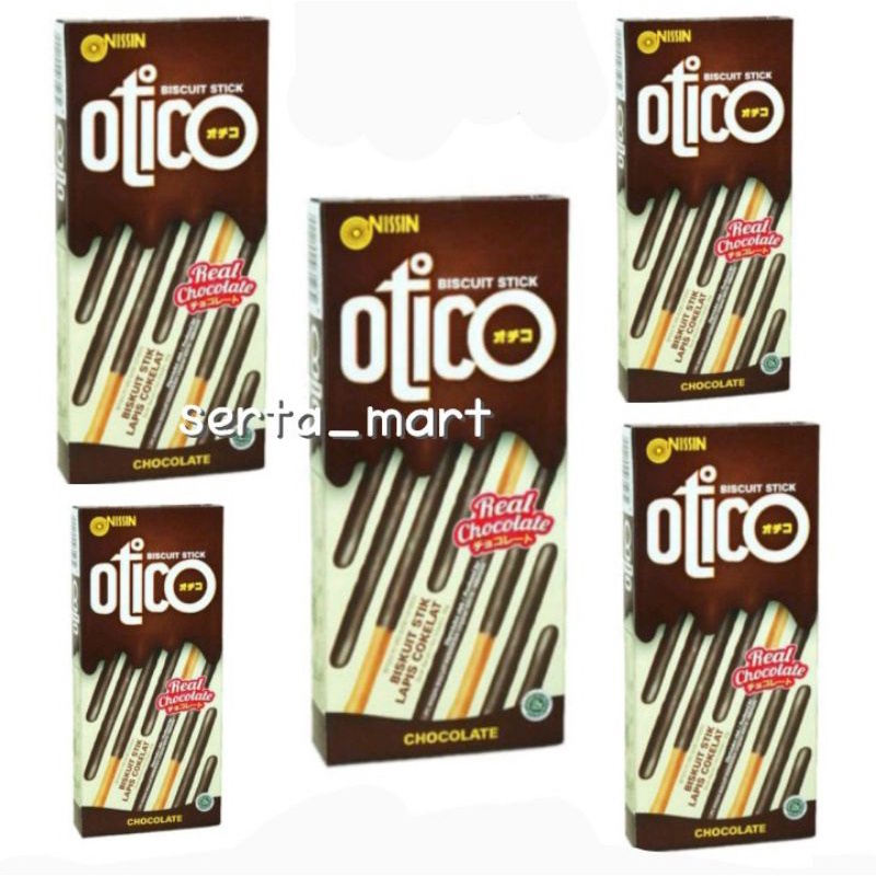 

Nissin Otico Biskuit Stick Cokelat 35gr - Otico Stick Choco