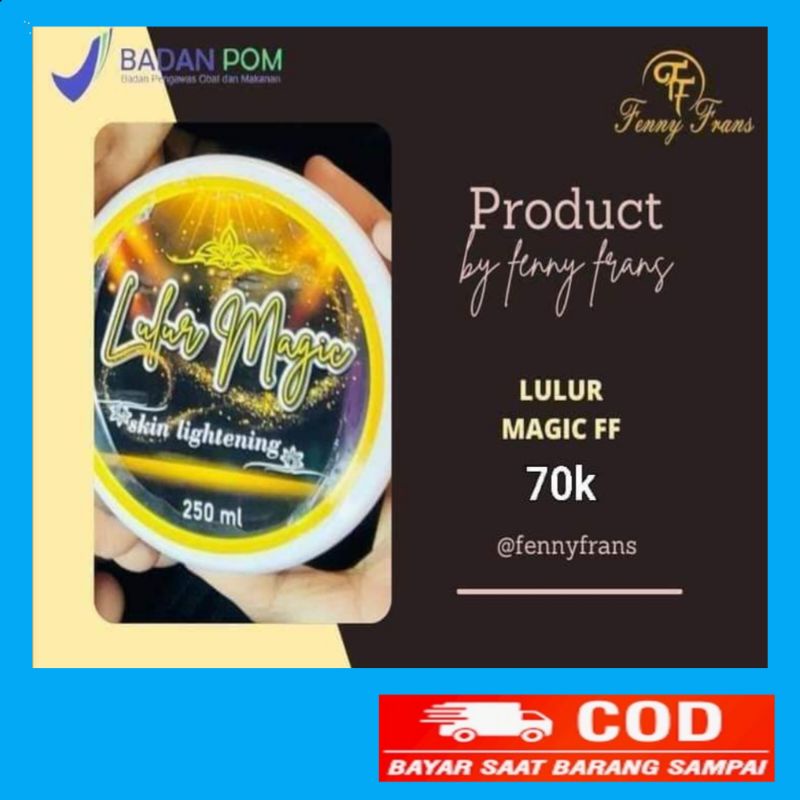 Lulur magic pencerah kulit halus dan sehat viral original
