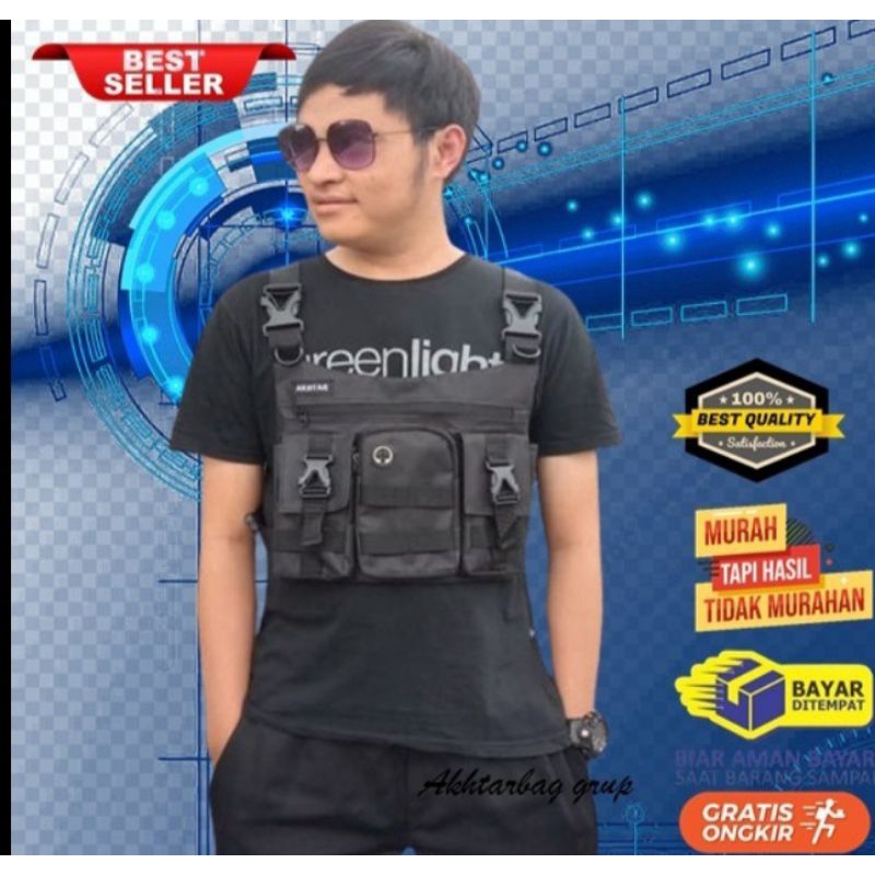 Tas Dada Pria Murah Chest Bag Tactical Army Terbaru Kekinian Original Distro