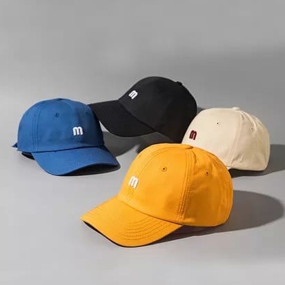 Terlaris Topi baseball Logo M Terbaru Dan terlaris topi pria wanita viral 2022 bisa bayar di tempat
