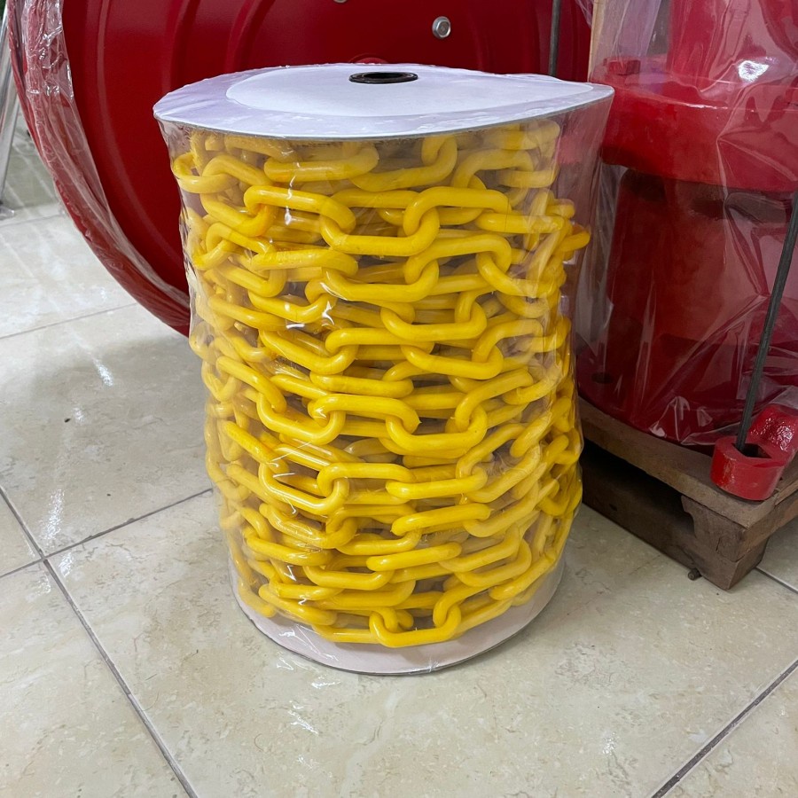 Plastic Chain / Cone Chain 10mm x 25 m / Kuning