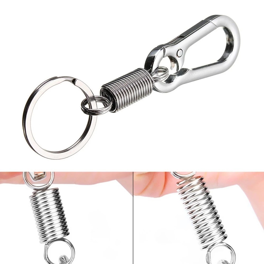 Gantungan Kunci Carabiner Bahan Metal Gaya Vintage Untuk Camping