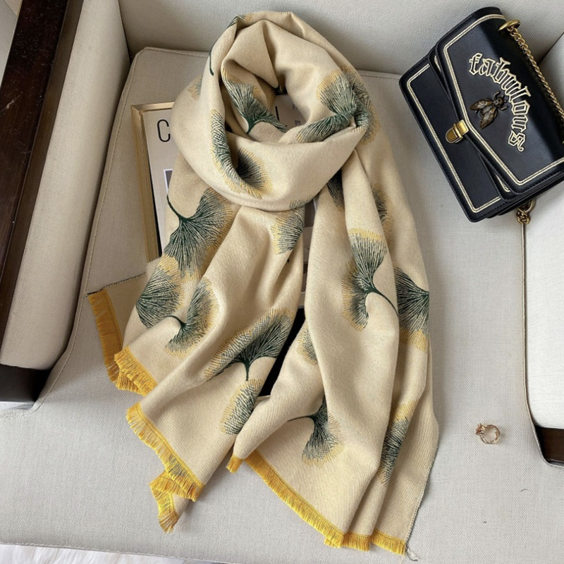 Syal &quot;Tamara&quot; 65 x 185 Motif Anggun yang mewah Bahan High Grade Cashmere Immitation