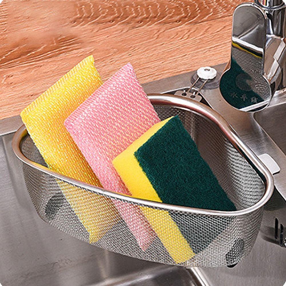 【 ELEGANT 】 Drain Basket Non-slip 1Pcs Saringan Makanan Sayuran Saringan Wastafel Dapur Kapasitas Besar