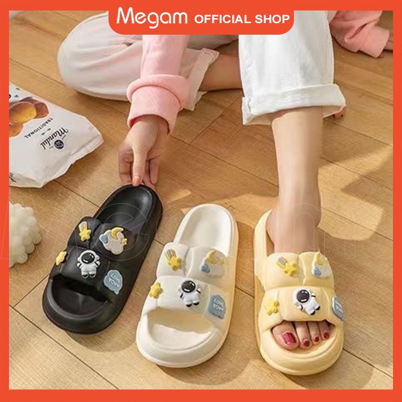 Megam Sandal Jelly Slipper Wanita Korean Jelly Soft Slipper Anti Slip Elastic Empuk Teddy Bear Bahan