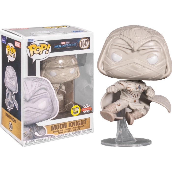 Funko POP Marvel - Moon Knight - Moon Knight Jumping Glow #1047
