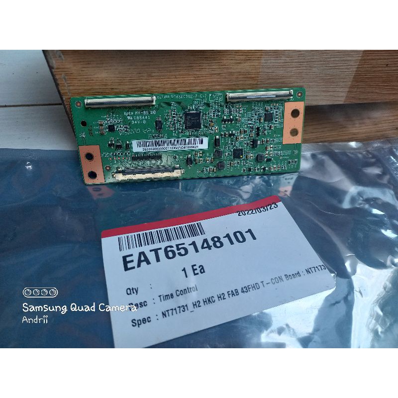 Tcon LED LG 43LM5700PTC