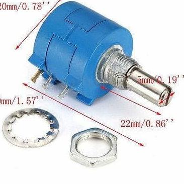 potensio potentio bourns multiturn 10 putaran 10k ohm