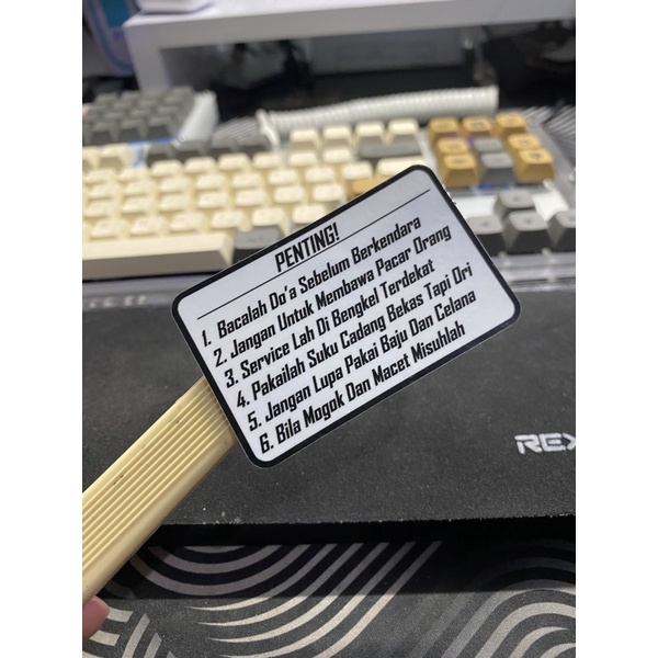 

STIKER WARNING