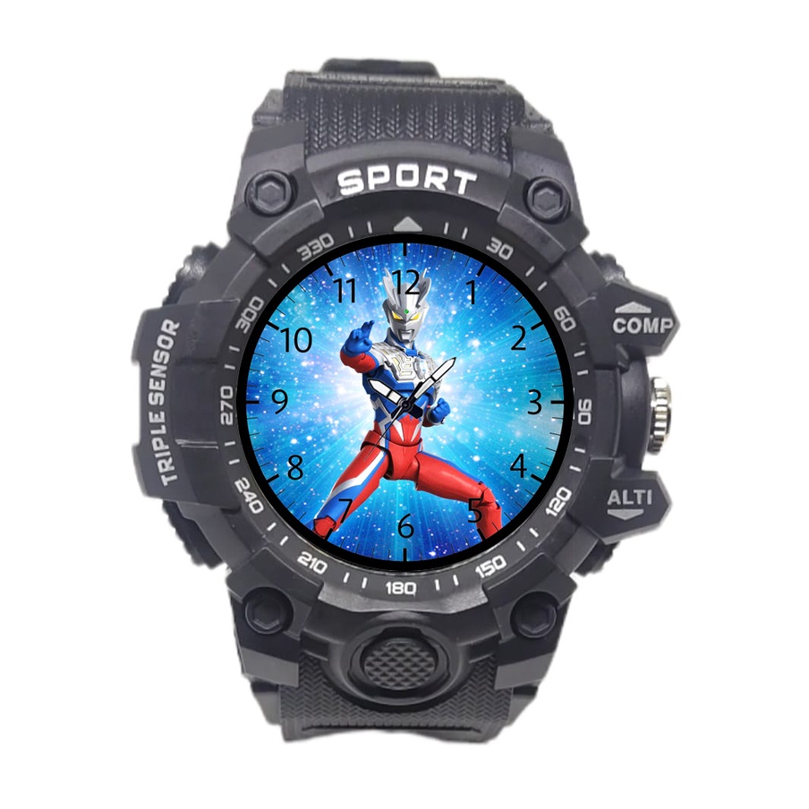 Jam Tangan Anak Laki Laki Sport Ultraman Anti Air