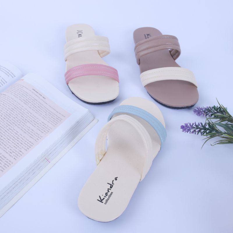 Sandal kokop wanita sandal wanita terbaru sandal non slip sandal anti livcin sandal simple elegant sandal wanita kombinasi sandal wanita terlaris sandal teplek wanita terbaru sandal teplek wanita sandal viral