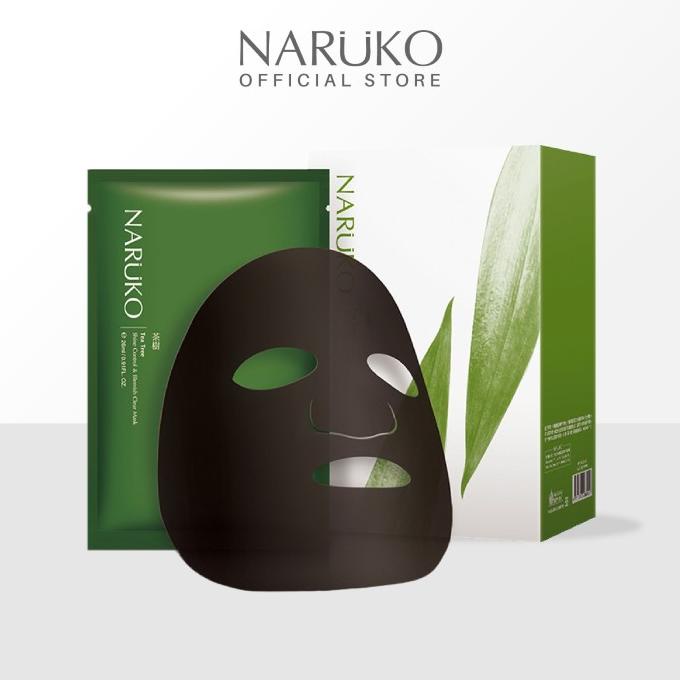 Naruko Tea Tree Shine & Control Blemish Clear Mask (1 Box)