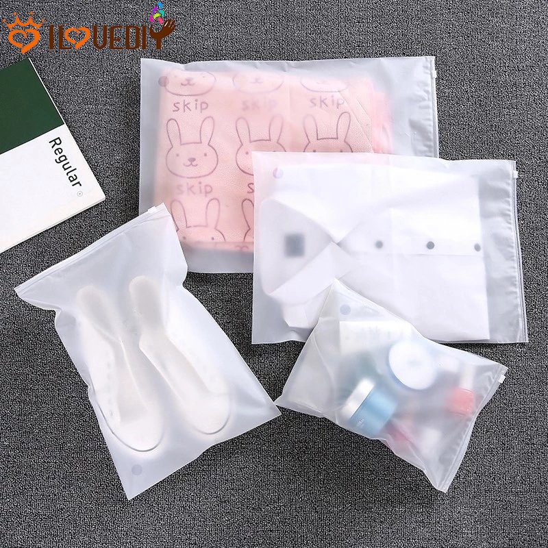 5pcs Tas Penyimpanan Pakaian Mainan Tas Transparan Anti Air Pakaian Dalam Sepatu Storage Bags Travel Storage Bag