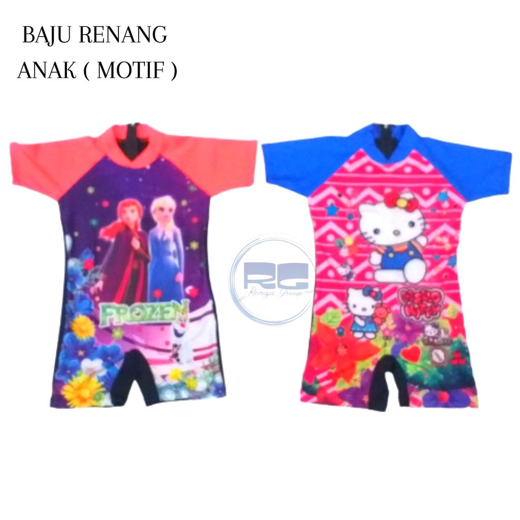 BAJU RENANG ANAK KARAKTER Frozen Hellokity / BAJU RENANG KARAKTER