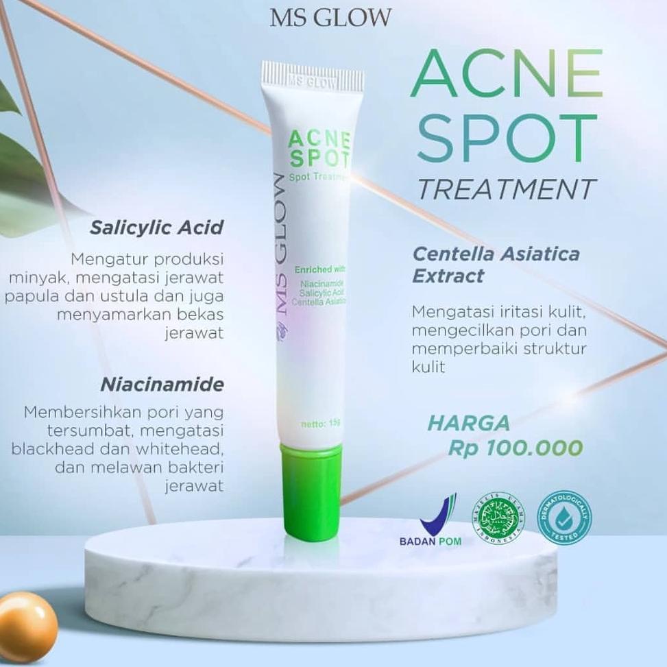 Grosir TERLARIS Salep Acne MS Glow / MS Glow pimple Spot Lotion / Ms Glow Acne spot / Salep Jerawat 