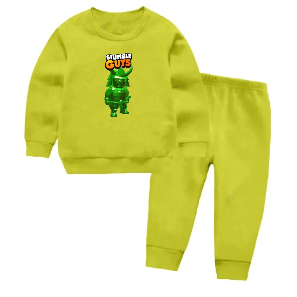 Setelan Sweater Anak Stumble SOGUN Basic Oblong/Set Sweater Anak/COD