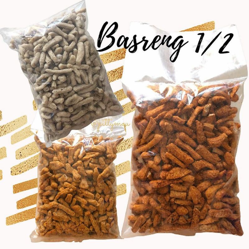 

Basreng 1/2kg original pedas extra pedas