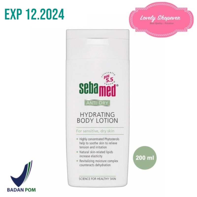 SEBAMED ANTI-DRY Hydrating Body Lotion 200 ML 200ML Kulit Kering Sensitif Sensitive