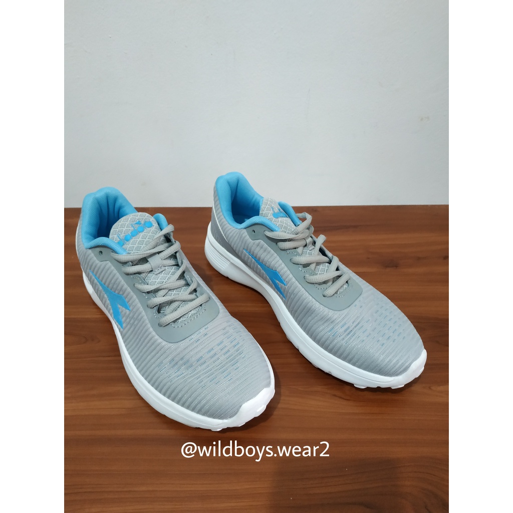 Diadora Alguero Grey Blue Women's Sneakers Shoes