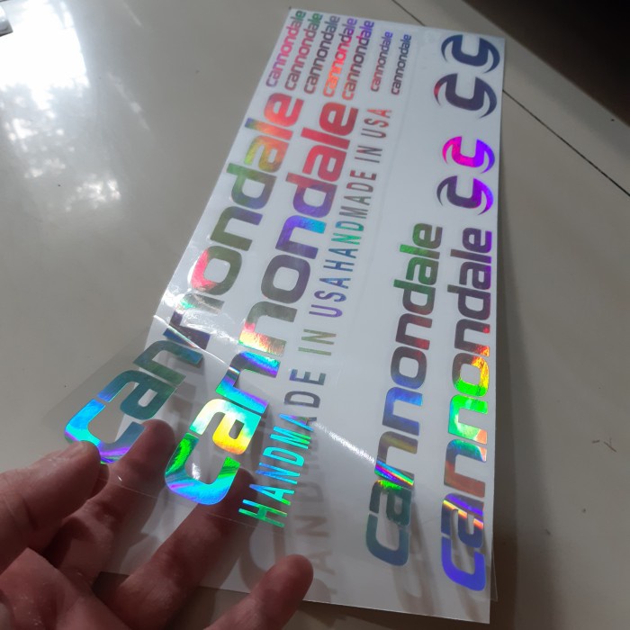 Frame Cannondale Set Sticker Sepeda Unofficial