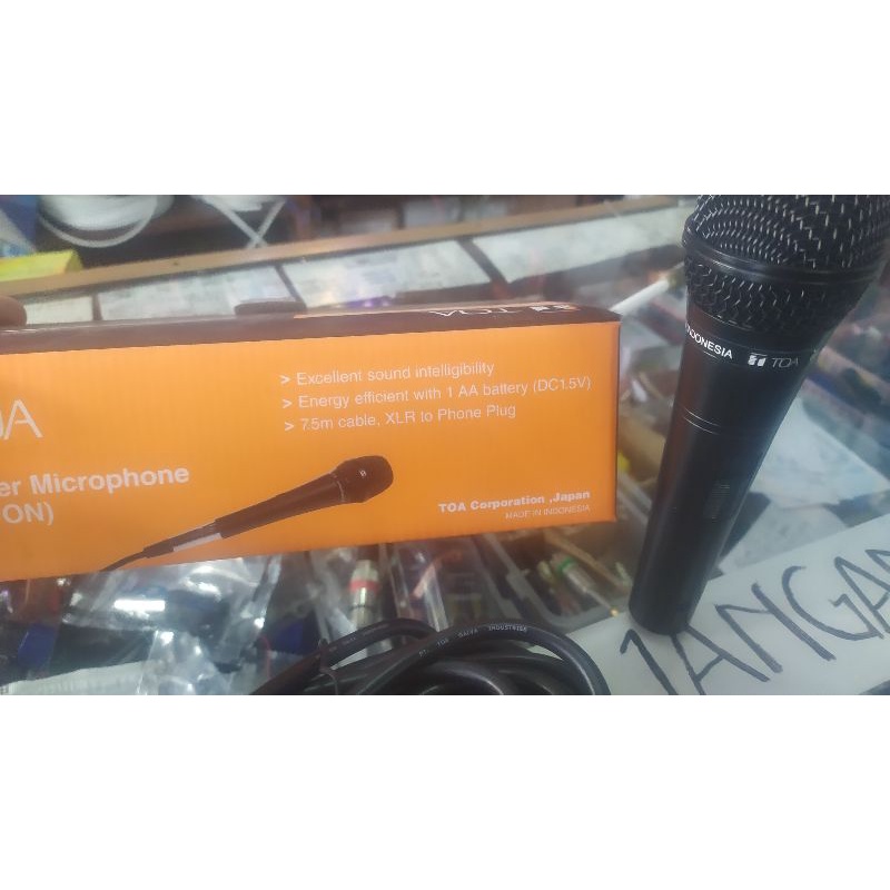 Mic sensitif Mic condensor Mic terbaik untuk ceramah adzan pidato Mic Toa ZM 300As Mic condensor ter
