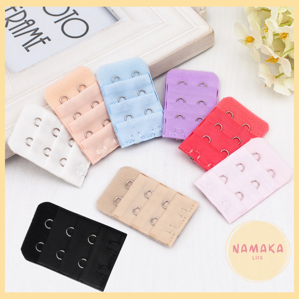 [NL] BRA 2 KAIT EXTENSION BH PENGAIT HOOK EXTENDER SAMBUNGAN HOLDER EKSTENSI TAMBAHAN KAIT 2  HOOK T