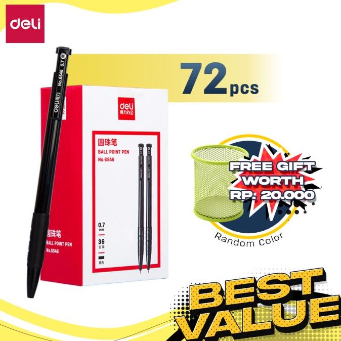 

TERBARU Deli Combo ATK Ekonomis 48/72 pcs Pulpen 0.5 mm Gratis Tempat Pulpen /ALAT TULIS AESTHETIC/ALAT TULIS SEKOLAH/ALAT TULIS SET/ALAT TULIS LENGKAP/ALAT TULIS ANAK/ALAT TULIS LUCU