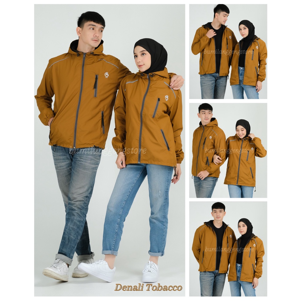 Jaket Couple Parasut Jumbo Waterproof Original Size M L XL XXL / Jaket Gunung Pria Waterproof FCF