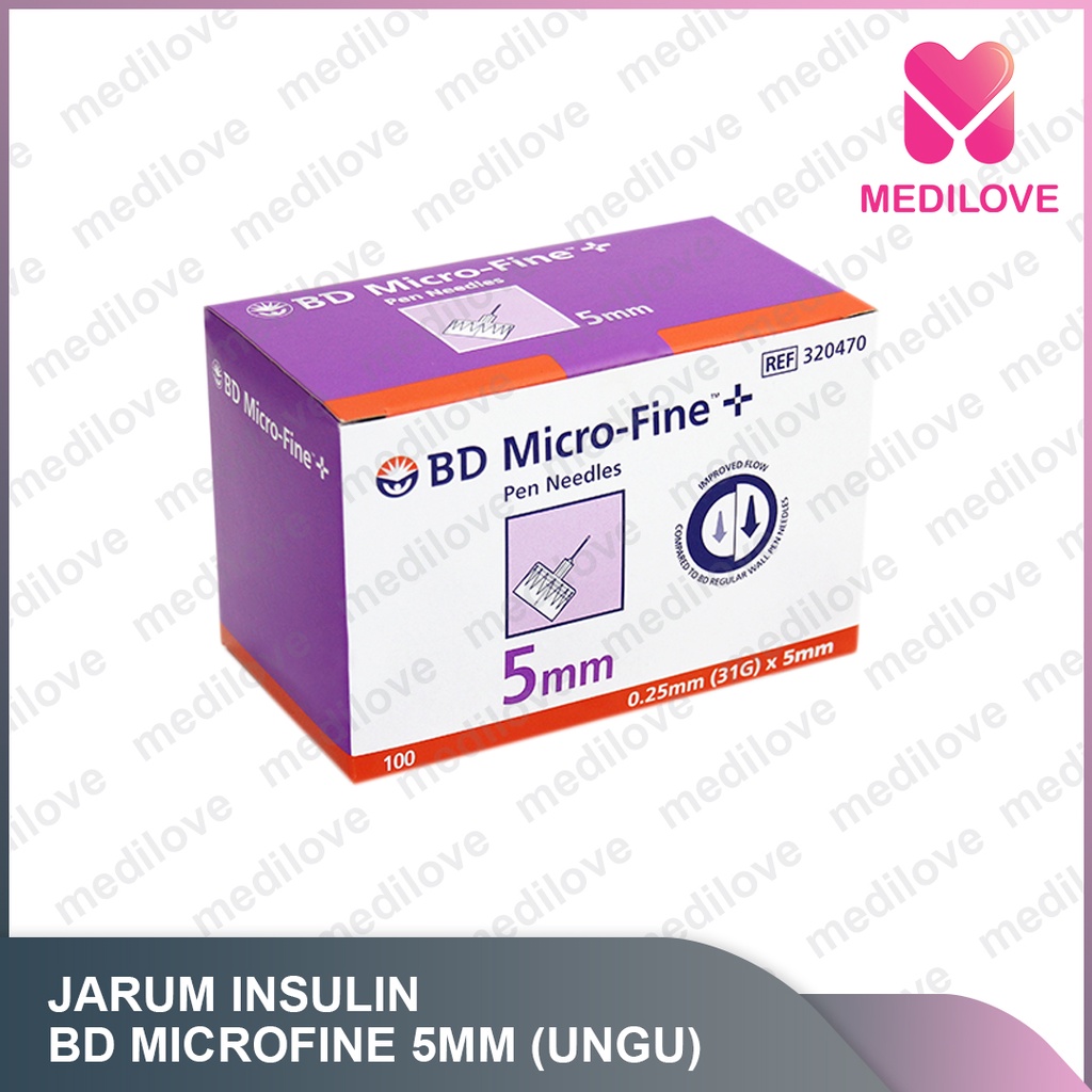 Jual Jarum Insulin / BD microfine / micro fine pen needle 31 G X 5MM