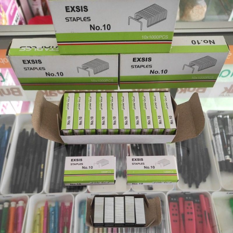 

Isi Staples EXSIS no.10 isi 10pak