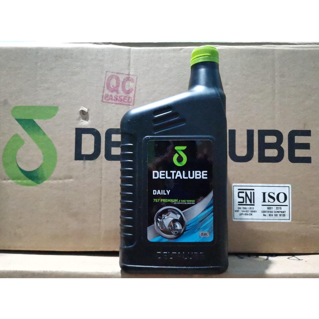 Deltalube Daily 10w-40 / Oli Motor Manual / Motor Bebek / 0.8lt &amp; 1lt