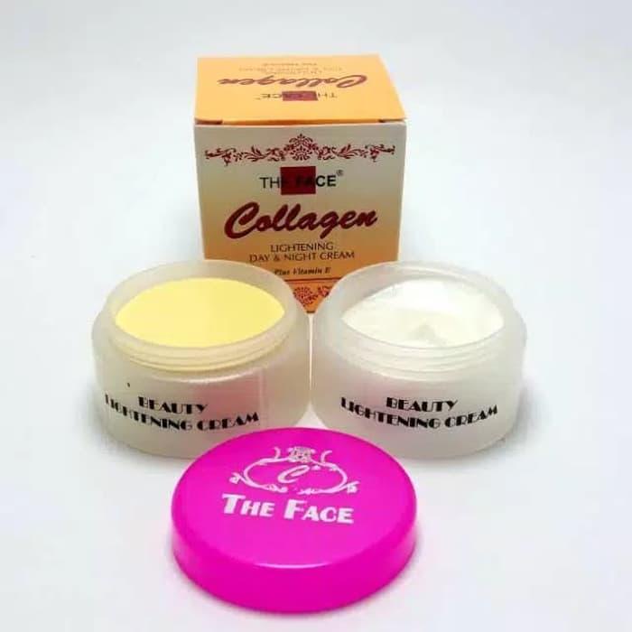 Cream Collagen The Face Original - Cream Pemutih Siang Malam - Pemutih Wajah