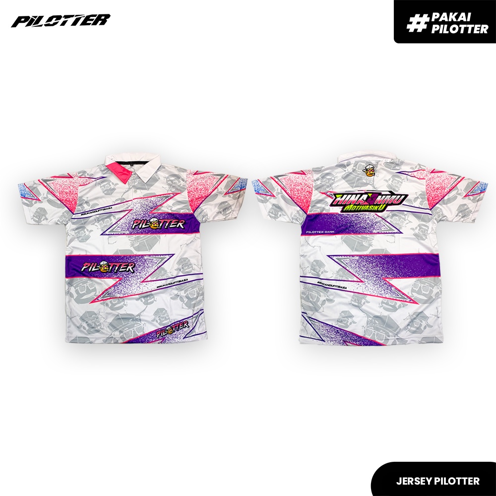 JERSEY PILOTTER TERBARU JERSEY PUTIH UNGU PILOT TER LIMITED EDITION