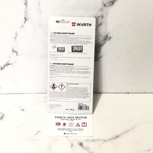 

WURTH RTV Multi gasket Sealant Grey 85gr ASLI!
