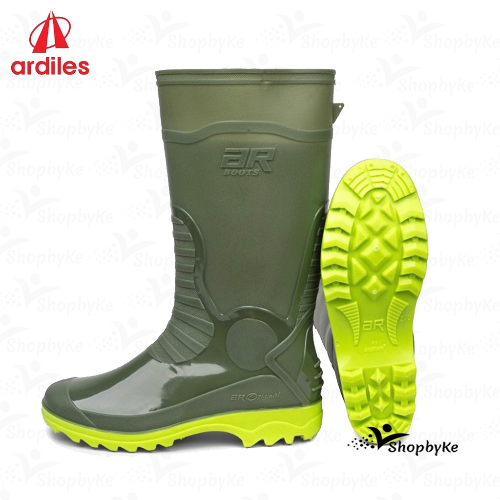 Sepatu Boots Karet Tinggi ARDILES BACKHOE SERIES Warna Hijau, Kuning, Hitam, Putih Size 39-43 / Sepatu Boots Karet Pria / Sepatu Boots Tinggi / Sepatu Boots Terlaris / Sepatu Boots Termurah / COD Bayar di Tempat